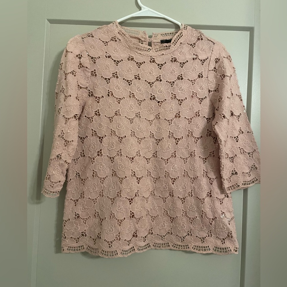 Jcrew Collection eyelet blouse size XS